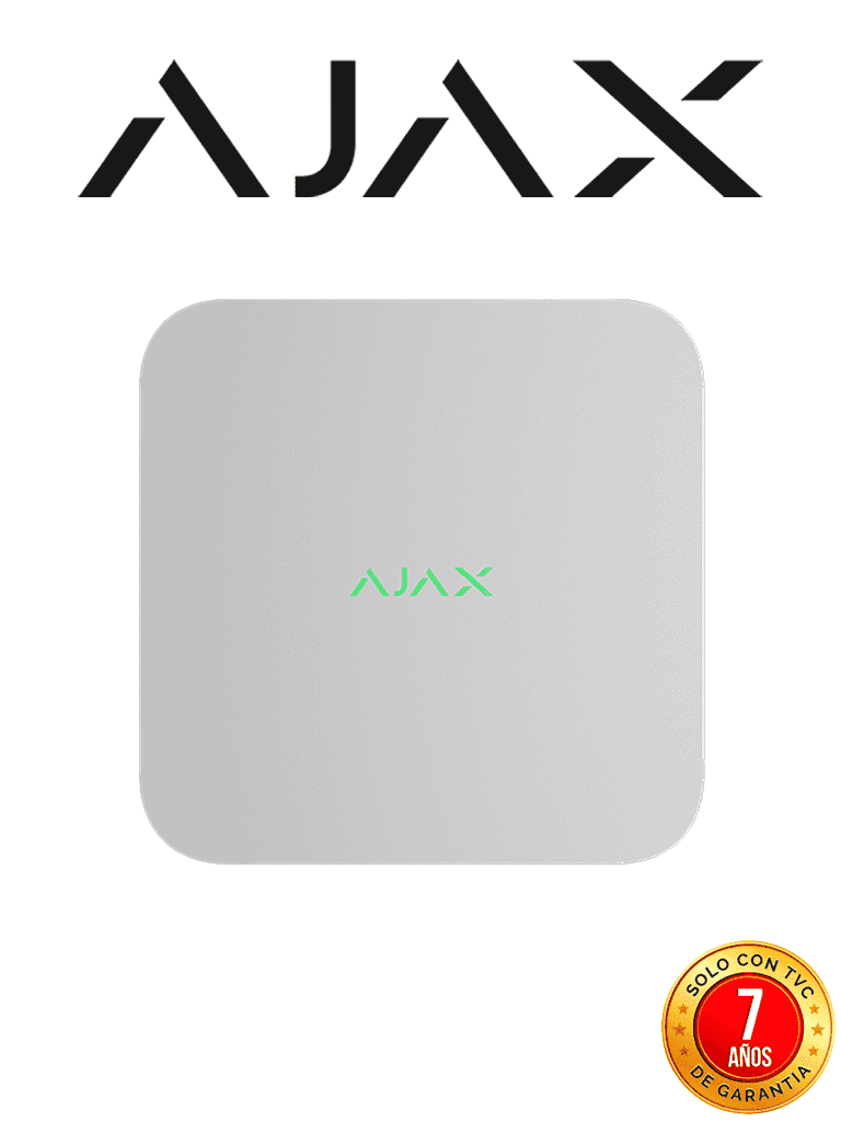 Imagen de Ajax NVR (8ch) - Grabador de video en red de 8 canales para cámaras IP resolución 4K cámaras ONVIF/RTSP. Acepta cámaras AJAX y de otros fabricantes