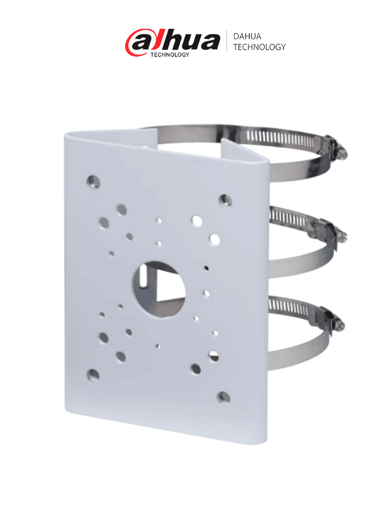 Imagen de DAHUA  DH-PFA150-V3 - Montaje para Poste compatible con Camaras PTZ ANTICORROSIVA/ Color Blanco/ Instalacion en exteriores