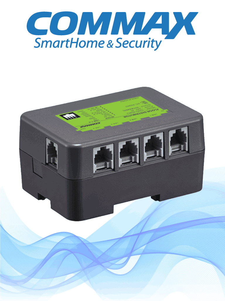 Imagen de COMMAX CMD404FU - Distribuidor de piso para monitores CMV43A para solución de apartamentos/ Comunicación con departamentos y la estación de Guardia/ Requiere de fuente de 24VDC modelo RF2A/ Complejo