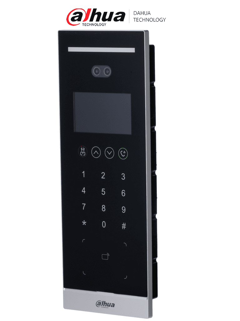 Imagen de DAHUA DHI-VTO6531H-S2 - Frente de calle departamental IP con reconocimiento facial / Pantalla LCD de 4.3" / Cámara de 2MP HD / 40,000 usuarios / 20,000 rostros / 20,000 tarjetas IC  / Salida de 12V 500mA