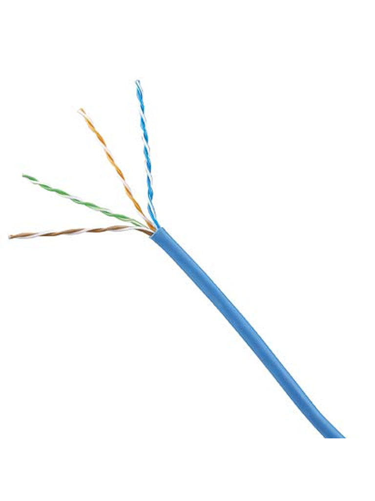 Imagen de PANDUIT NUC5C04BUC - CABLE UTP CAT 5E NETKEY/ CAJA DE 1,000 Pies (305 METROS) /100% COBRE/ 4 PARES/ 24 AWG / Categoría 5e / Azul