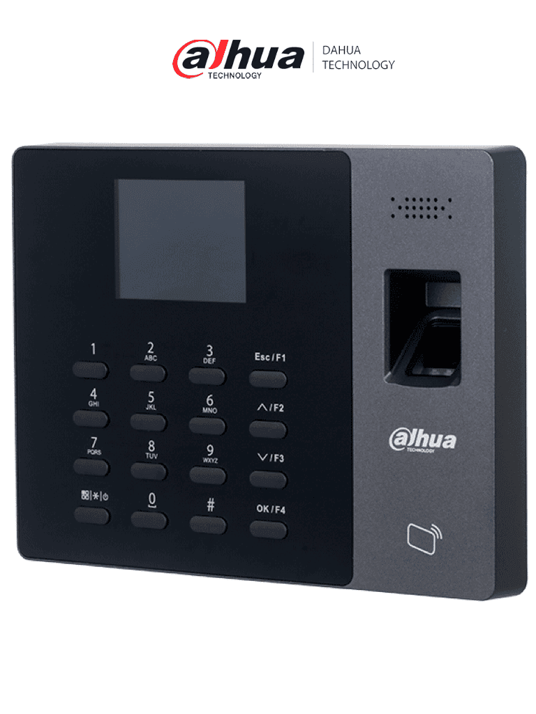 Imagen de DAHUA DHI-ASA2212GL-MEW Control de asistencia Stand Alone / WiFi /  3,000 Usuarios / 3,000 Tarjetas / 3,000 Huellas / 100,000 Registros  / Validación  de tarjetas IC & ID, contraseña y huella  / Batería de Litio recargable / TCP/IP P2P y DHCP