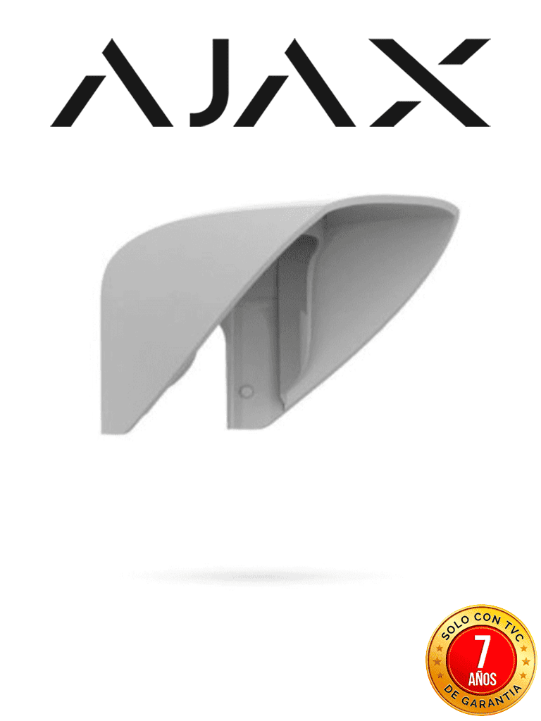 Imagen de Ajax Hood - Cubierta protectora para el sensor MotionProtect Outdoor. Protege contra lluvia y Nieve