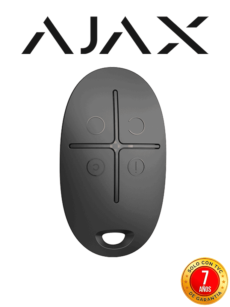 Imagen de AJAX SpaceControl B - Llavero inalámbrico 4 botones. Color Negro (28312.04.BL3)