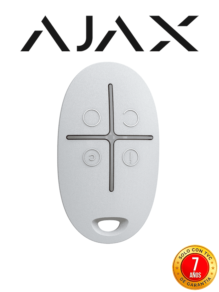 Imagen de AJAX SpaceControl W - Llavero inalámbrico 4 botones. Color Blanco (28313.04.WH3)