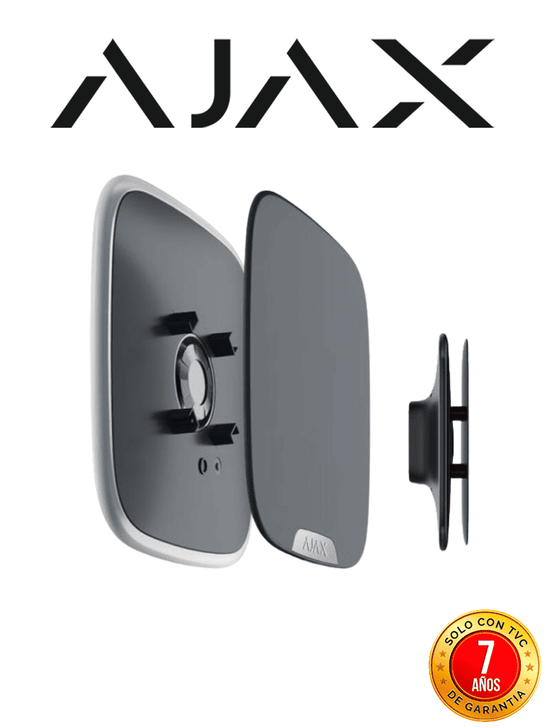 Imagen de Ajax StreetSiren DoubleDeck + Brandplate - Paquete que Incluye la Sirena inalámbrica para exteriores StreetSiren DoubleDeck color negro y la Brandplate, placa frontal personalizable en color negro