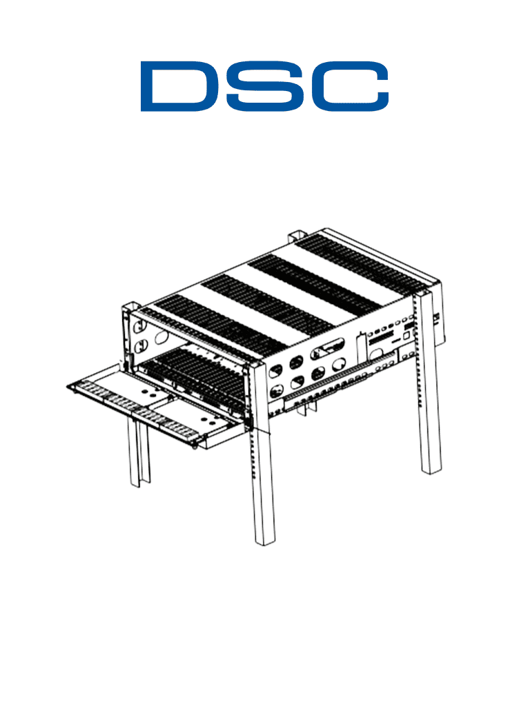 Imagen de DSC SGMLRF5 Chasis Metálico para montaje de tarjetas para System V