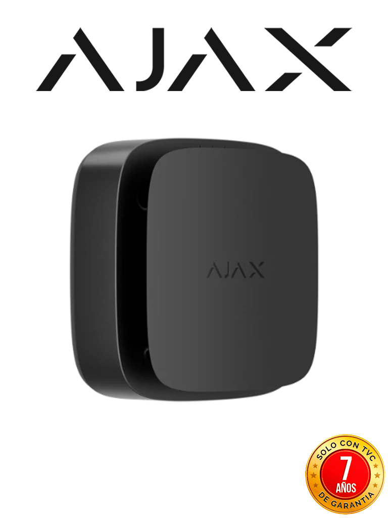 Imagen de AJAX FireProtect 2 RB (Heat/Smoke) N- Detector inalámbrico de incendio con sensores de Calor y Humo. Color Negro.
