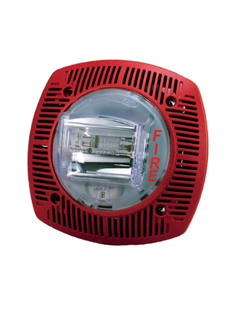 Imagen de BOSCH F_ GSSPK24WLPR - Altavoz ESTROBO de montaje en pared color rojo certificacion UL