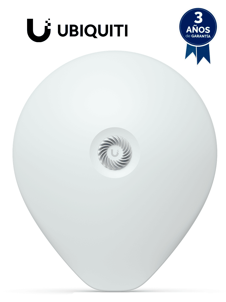 Imagen de UBIQUITI AF60-XR Radio airFiber de 60 GHz largo alcance con tecnología Wave y rendimiento Gigabit True Duplex para enlaces PtP.