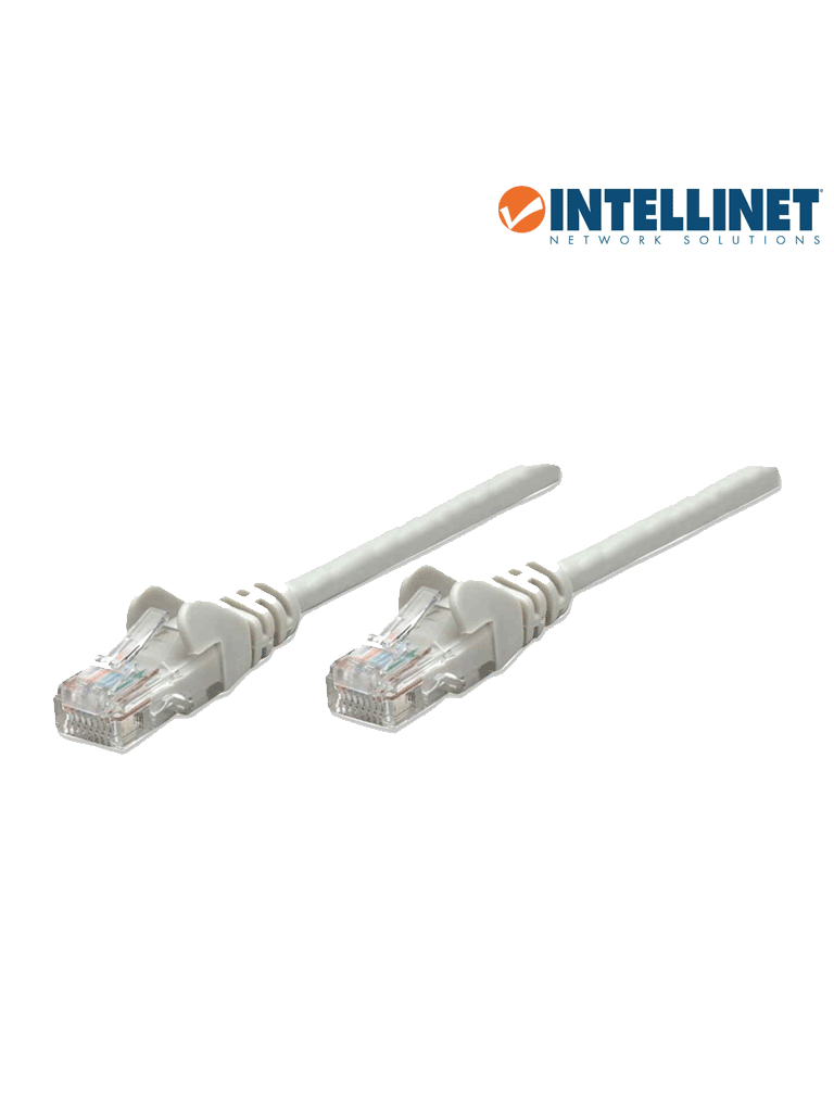 Imagen de INTELLINET 334129 - Cable patch / CAT 6 / 3.0 Metros (10.0F) / UTP Gris / Patch cord