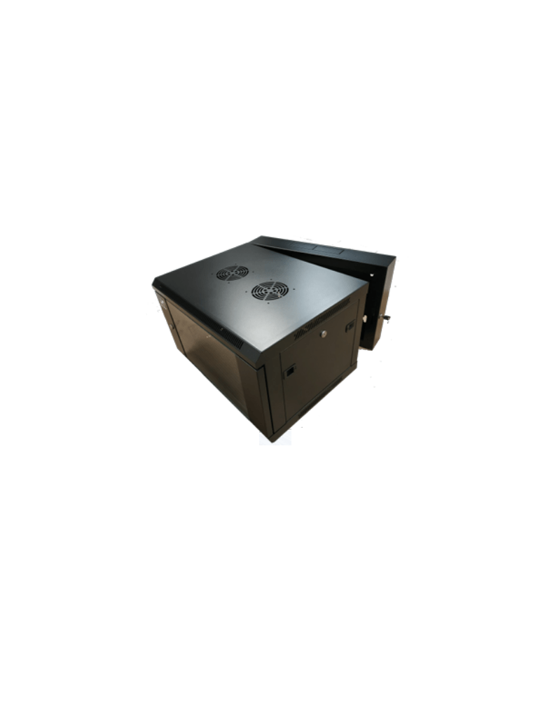 Imagen de SBE TECH SBE-GNLPAR22UR3C- Gabinete de pared / 22 UR / Capacidad de carga de 30 Kg / Ancho 60 cm x profundidad 55 cm x alto 108 cm / Puerta delantera de cristal templado
