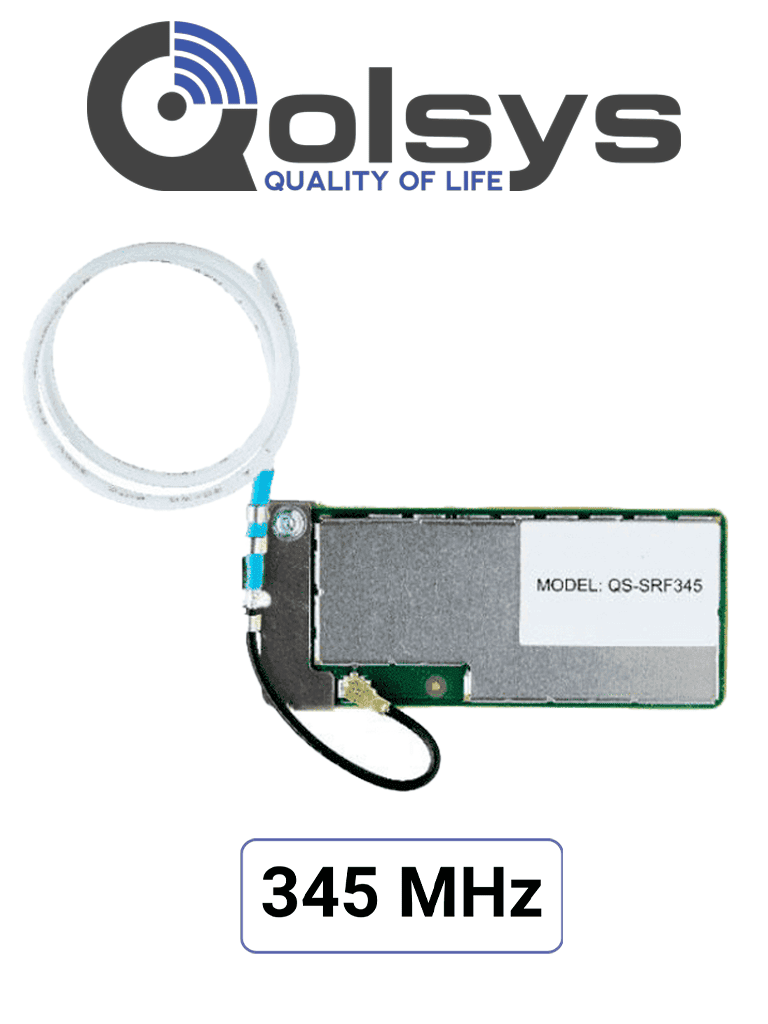 Imagen de Qolsys IQCard 345 MHz -  Permite retomar instalaciones que utilizan sensores en 345MHz y actualizar el sistema con los nuevos paneles IQ panel de 4ta generación