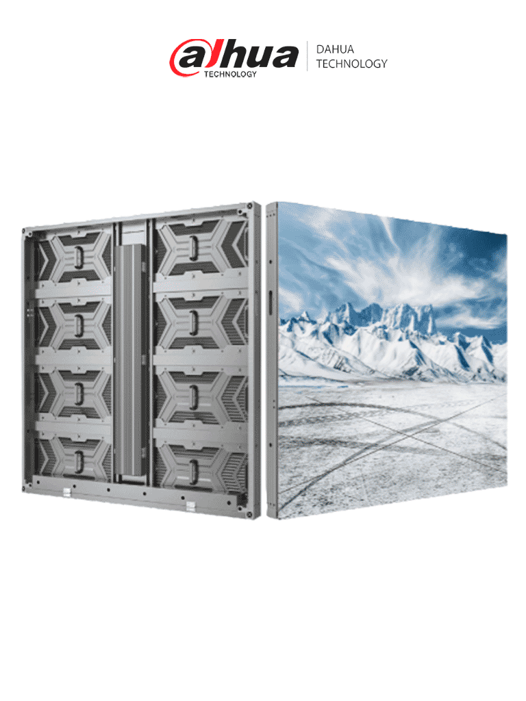 Imagen de DAHUA DHI-PHGOA6-FC -Gabinete LED Pitch 6 mm/ SMD/ 5500 nits/ Gabinete de Aluminio 1x1 Metro Ligero y Delgado/ Resolución 160x160/ Mantenimiento Frontal y Trasero/ IP65/ Ahorro de Energía/