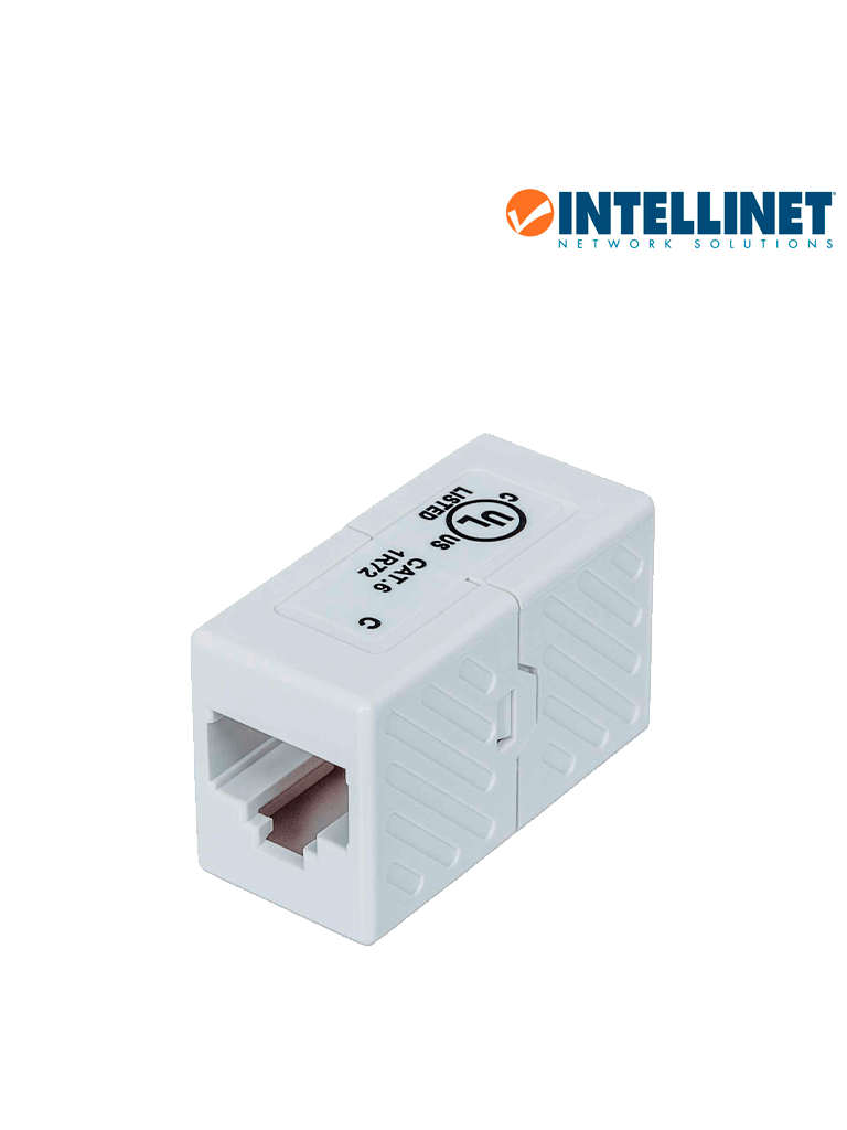 Imagen de INTELLINET 504751 - Cople CAT 6 / Modular / Blanco