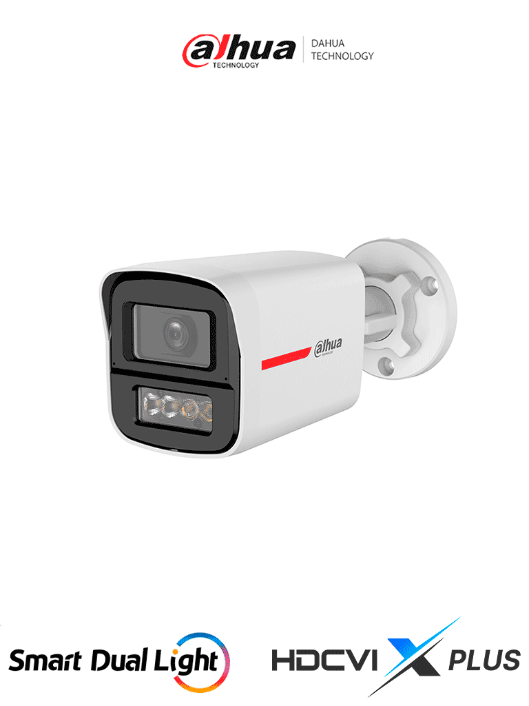 Imagen de DAHUA DH-HAC-HFW1249XN-A-PRO - Cámara Bullet HDCVI 2MP WizColor/ HDCVI X PLUS/ Video 24 Horas a Color/ Corrección de Distorsión de Imagen mediante IA/ Iluminador Inteligente/ Hasta 50m de Dist de Ilumin/ Doble Mic Incorp/ Campo de Visión de Hasta 101°