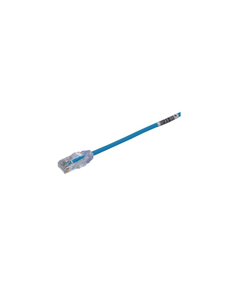 Imagen de PANDUIT UTP28X3BU - Cordón de parcheo UTP Cat 6A TX6A-28™ fabricado c/cable 28 AWG, no blindado / 3 Pies (0.91 m) / Categoría 6A / Azul