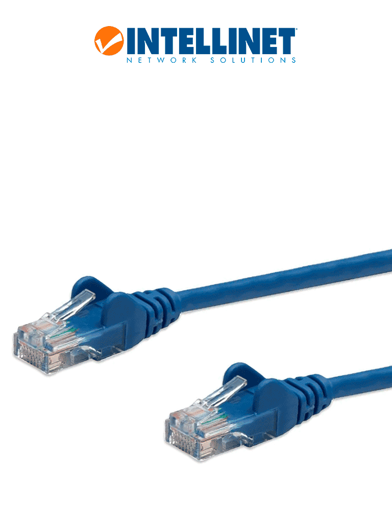 Imagen de INTELLINET 342575 - Cable patch / CAT 6 / 1.0 Metro ( 3.0F) / UTP Azul / Patch cord