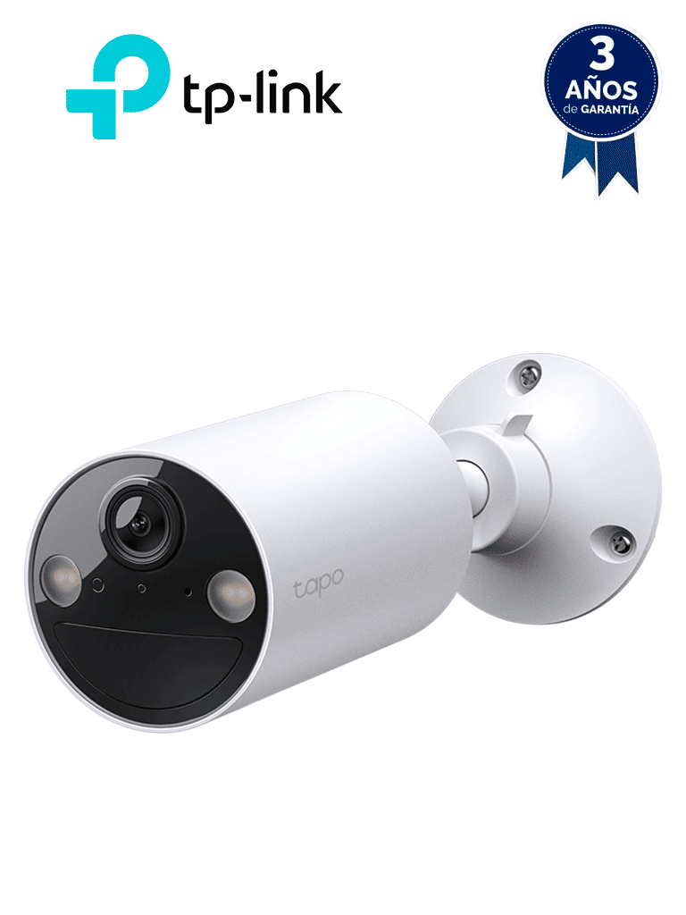 Imagen de TP-LINK TAPO C410 Cámara de Seguridad Inteligente Sin Cables para Interiores y Exteriores. 3MP - 2K, Soporta Micro SD 512 GB, Visión nocturna a color, Identifica personas, IP65. Soporta Tapo Care (Nube) Bateria con funcionamiento de 180 días.