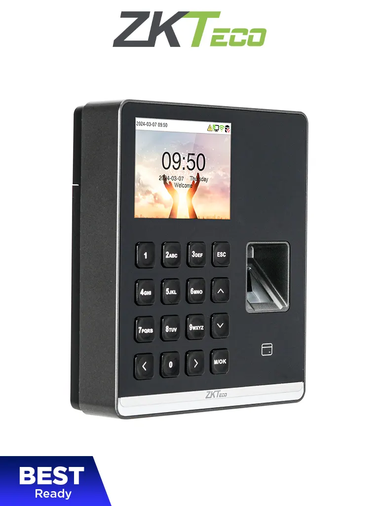 Imagen de ZKTECO SENSEFPM1 - Control de  asistencia para 500 huellas / 500 tarjetas 125 khz /  WiFi /  100,000 eventos / Compatible con ZKBio Zlink