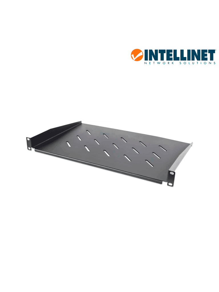 Imagen de INTELLINET 714884 - Charola Rack 19", 1U, 30 cm de profundidad, ventilada, soporta hasta 25 kg