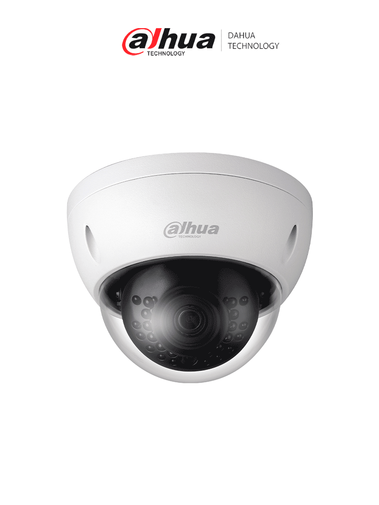Imagen de DAHUA DH-IPC-HDBW1230EN-0280B-S5- Cámara IP Domo Antivandalica de 2 Megapixeles/ Lente de 2.8 mm/ 104 Grados de Apertura/ Metalica/ IR de 30 Mts/ IP67/ IK10/ PoE/ DWDR/