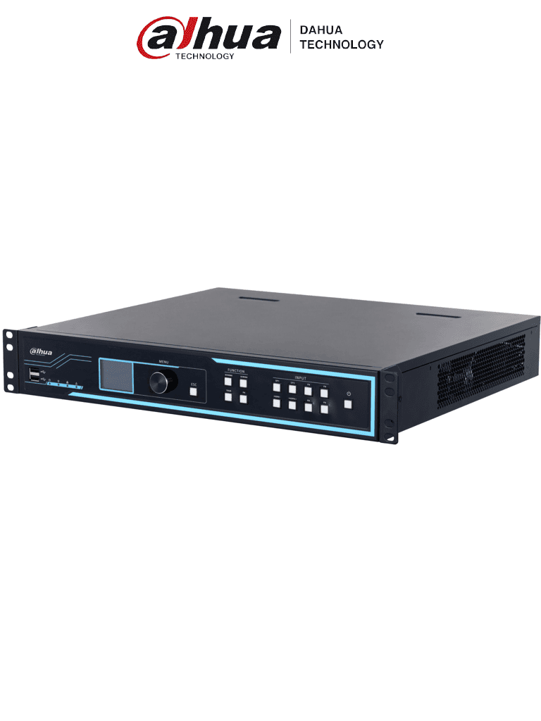 Imagen de DAHUA DHI-NVD1605DU-4I-8K-2U2H  Decodificador de vídeo IP Ultra HD (8k)/ 16 salidas HDMI/H265+/ H265/ H264/ MJPEG/ HDMI /DVI-I/ Soporta 1/4/6/8/9/16/25/36 y división libre/ RS232, RS485/  Control de pantallas de empalme para zoom/fusión/desplazamiento