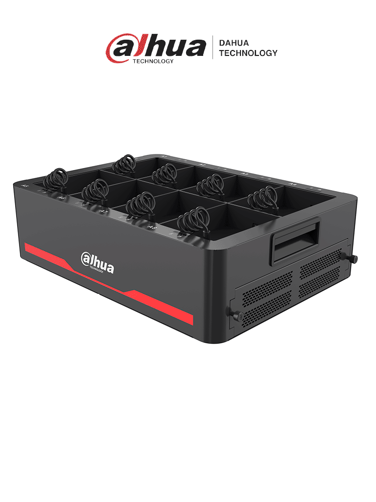 Imagen de DAHUA DHI-EEC400 - Estación de Recolección para Terminales Portatiles Dahua/ Conexion hasta 8 MPT220/ Soporta Carga de equipos MPT220/ Puertos USB/ Soporta 4 HDD hasta 16TB/ ESPECIAL PARA PROYECTOS/100 a 240 VCA/