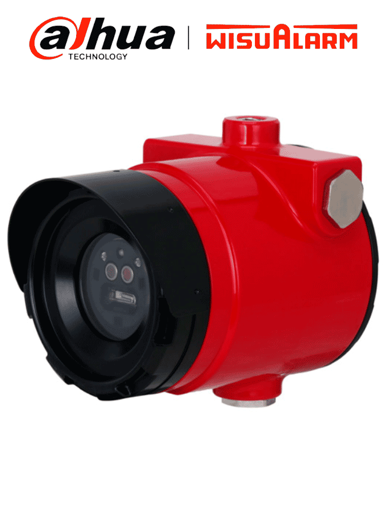 Imagen de DAHUA DHI-HY-IFUV43DA-EX-GYXF - Detector de flama, Doble tecnología: Infrarrojo y Ultravioleta, RS 485, Salida de relevador, Se puede vincular con NVRs y cámaras, Alta sensibilidad, 24V CD, Algoritmo de procesamiento FFT