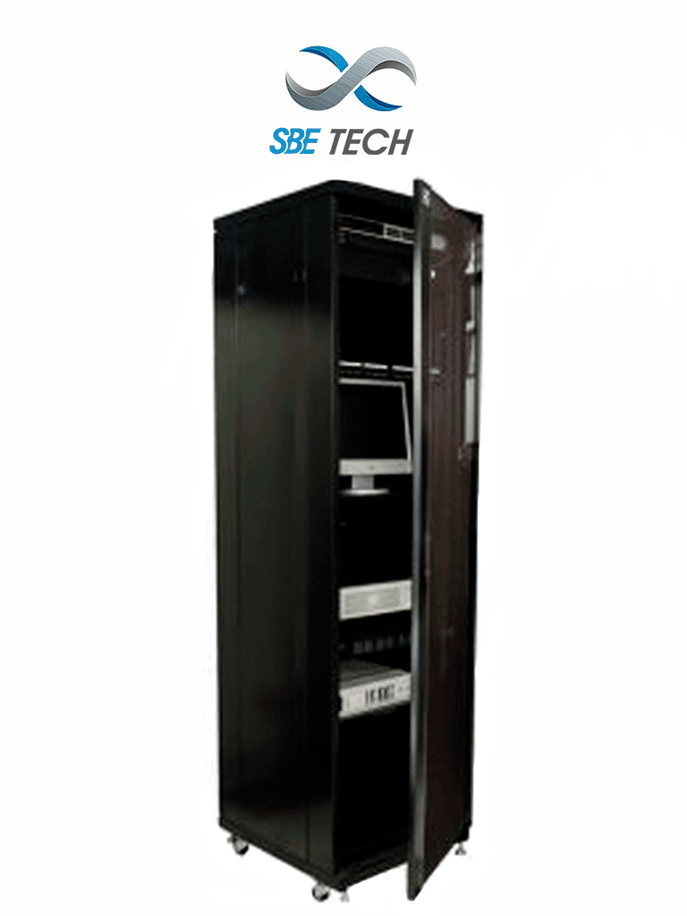 Imagen de SBETECH SBE-GNL42URP600PC - Gabinete de Piso de 42 UR con puerta de cristal y una profundidad de 60.0 cm.