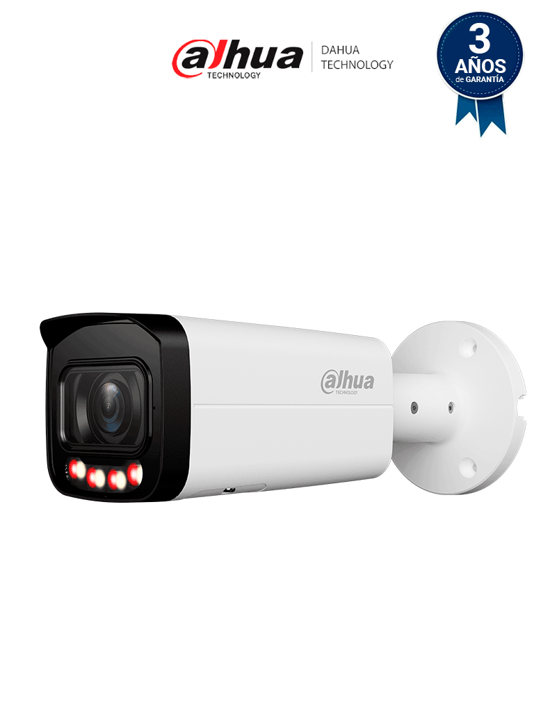 Imagen de DAHUA DH-IPC-HFW3849T-ZAS-IL Cámara IP Bullet 4K de 8 MP/ lente motorizado 2.7-13.5 mm/ AcuPick/ Wizsense/ SMD 4.0. / Iluminador Dual Inteligente/ Protección Perimetral/ AI SSA/ IR 60m/ dual light/  IP67/ WDR/