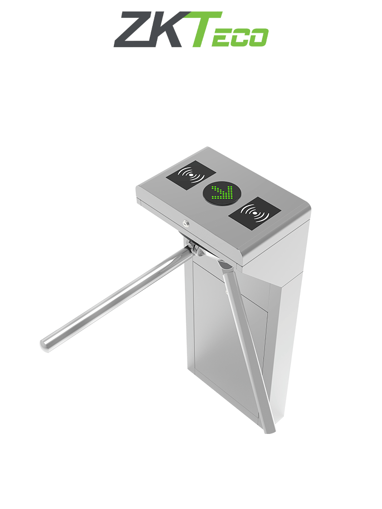 Imagen de ZKTECO TS1000PLUS - Torniquete Bidireccional / Acero SUS304 / 110V / 25 a 30 x Min / Carril 50 cm / Exterior Protegido / 1 millón de Ciclos / No cuenta con Lectores y Panel / Compatible Rostro, Palma, Huella, Tarjeta, QR