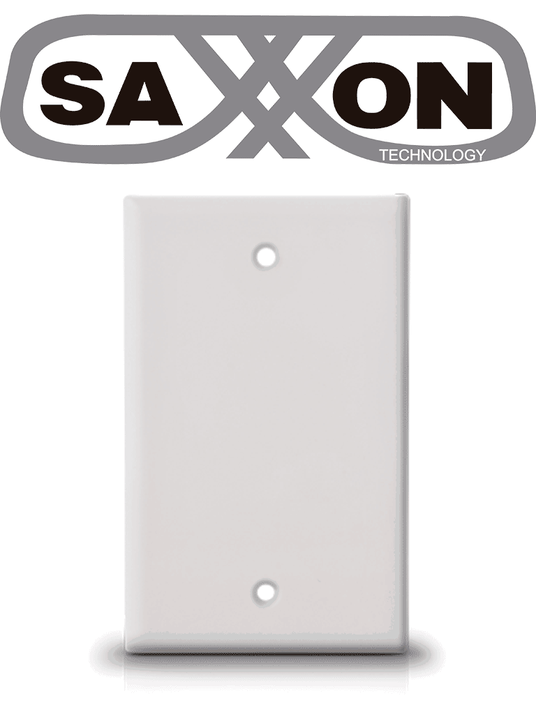 Imagen de SAXXON A175 - Placa de pared ciega / Sin puertos / Color blanco