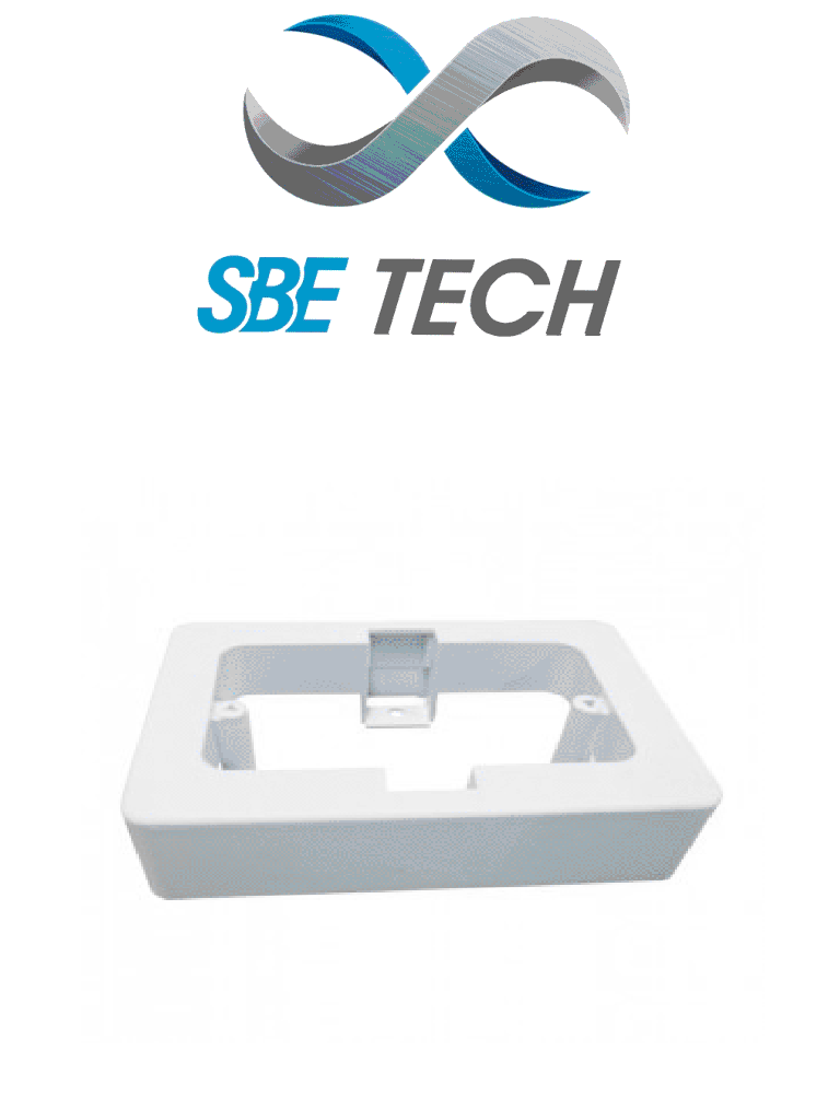 Imagen de SBETECH  CUNIV2 - Caja universal de PVC / 2X4 / Gama económica / Fácil instalación/ Fácil limpieza