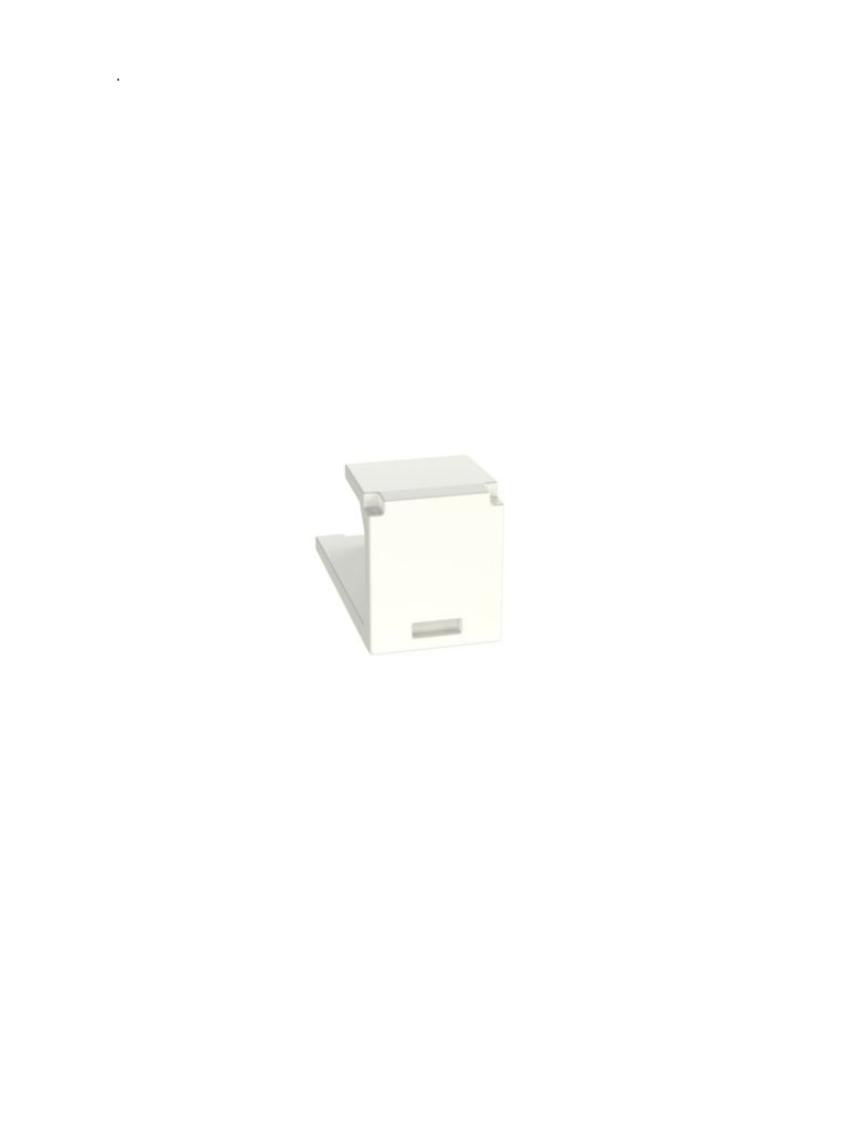 Imagen de PANDUIT CMBIW-X Módulo vacío Mini-Com™/ Inserto ciego / 1 puerto / Blanco hueso / Paquete con 10 piezas