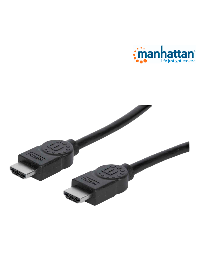 Imagen de MANHATTAN 308434- Cable HDMI 1.3 M-M 15.0M Bolsa