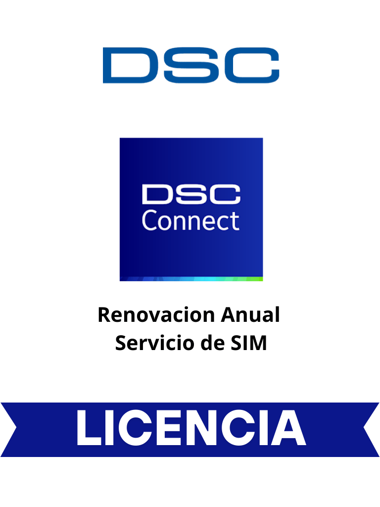 Imagen de DSC Renovacion LE4050M - Renovacion Anual Servicio de SIM