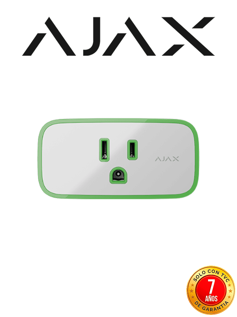 Imagen de AJAX Socket - Enchufe inteligente e inalámbrico con monitor de consumo eléctrico color blanco