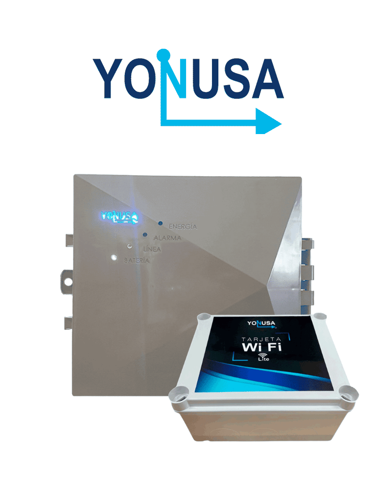 Imagen de YONUSA EYNG12001WIFI - Paquete de ENERGIZADOR de nueva generacion 12 500V / Modulo  WiFi para control desde SMARTPHONE / Hasta 2 500  Mts lineales