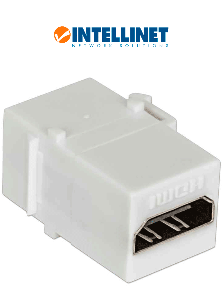 Imagen de INTELLINET 771351 - Cople HDMI, Keystone, Blanco