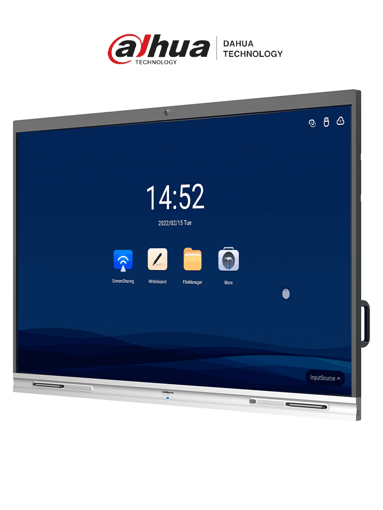 Imagen de DAHUA DHI-LCH65-MC410-B - Pantalla Interactiva 4k/UHD/ 65 Pulgadas/ Touch/ Android/ Resolucion de 3840 x 2160 Camara de 5 Megapixeles Integrada Ideal para Escuelas y Oficinas/ Brillo de 350 cd/m2 Microfono y Altavoces Integrados Case Metalico