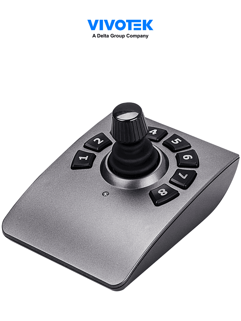 Imagen de VIVOTEK AJ-001 - Control de palanca joystick para NVR, PTZ y Software VAST 2, VSS VIVOTEK con 8 teclas y conector USB
