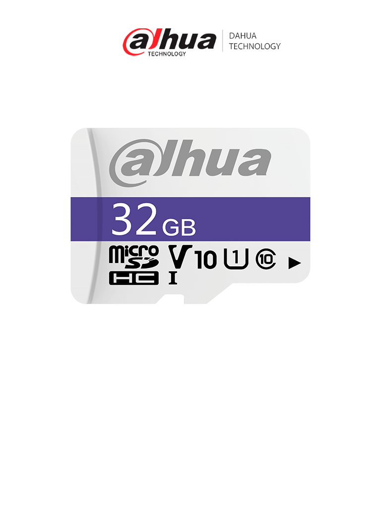 Imagen de DAHUA DHI-TF-C100/32GB - Dahua Memoria Micro SD de 32 GB UHS-I/ C10/U1/V10/ Velocidad de Lectura 90 MB/s/ Velocidad de Escritura de 15MB/s/   / NS