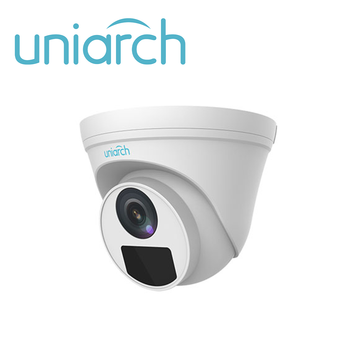 CAMARA IP TURRET UNIARCH IPC-T122-APF28K / 2MP / LENTE-2.8MM / DWDR / IR30M / MICROSD128GB / MICROFONO-INTEGRADO / DIGITAL-DEFOG / MOTION-DETECTION / ONVIF / IP67 / 3-AXIS / ULTRA265 / POE-AF / 12 VCD