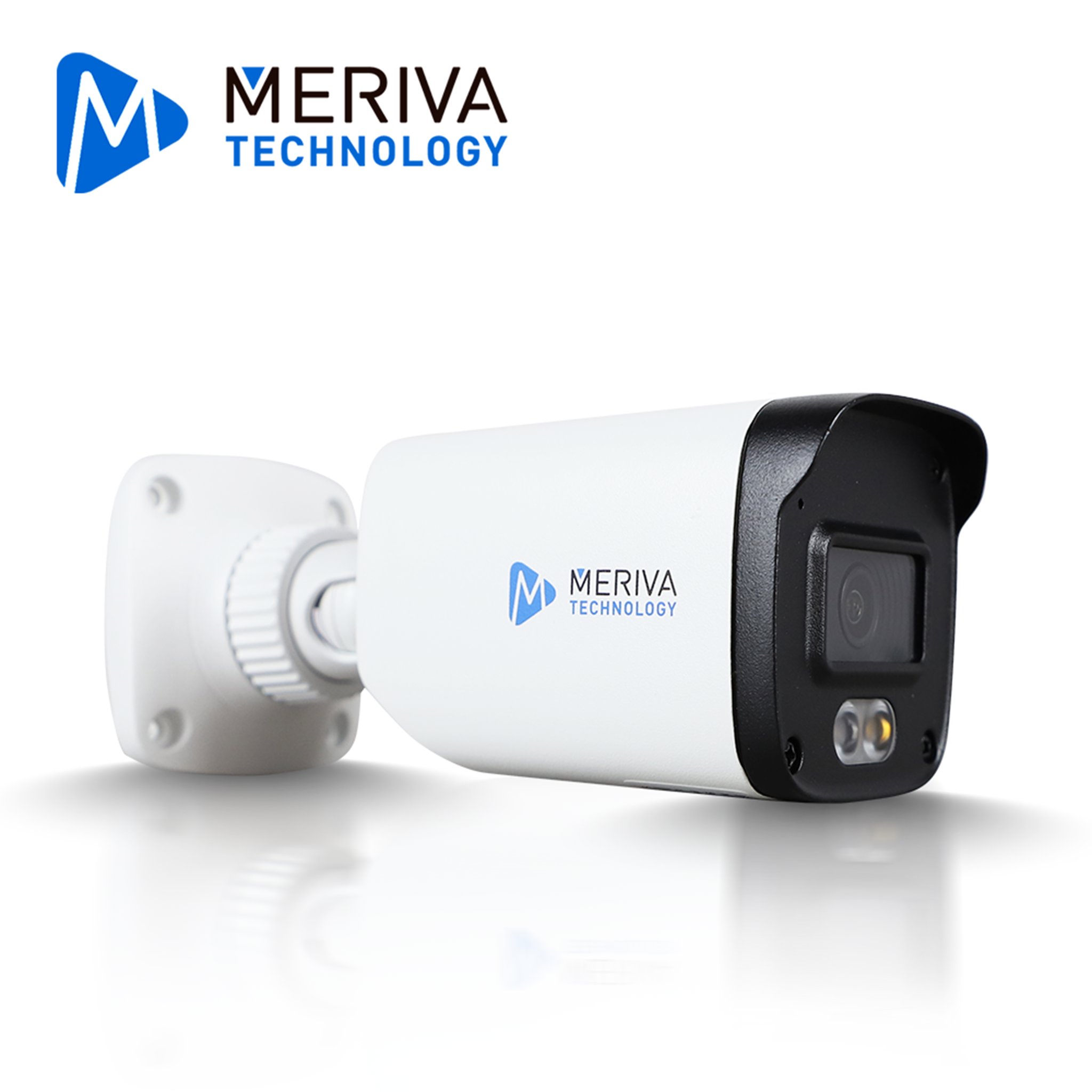 CAMARA IP BULLET MERIVA TECHNOLOGY MOB-800FS4D / 8MP / H.265+ / 2.8MM / ILUMINACION DUAL (20-30M IR / LUZ CALIDA) / IP67 / METALICA / 12 VCD / POE / SOPORTA MICRO SD HASTA 256 GB (NO INCLUIDA) / ENTRADA DE AUDIO / MICROFONO INTEGRADO / MIA 2.0 / ONVIF