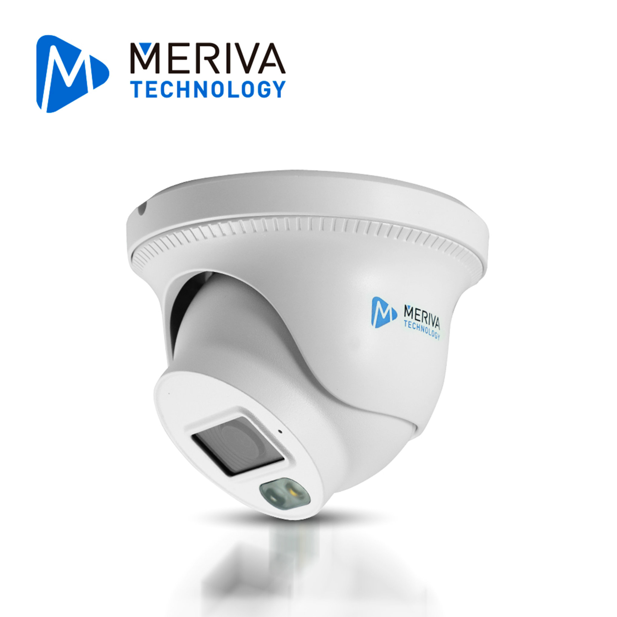 CAMARA IP DOMO TURRET MERIVA TECHNOLOGY MTD-404D / 4 MP / H.265+ / 2.8MM / ILUMINACION DUAL (20 - 30 M IR /  10 - 20 M LUZ BLANCA) / IP67 / METAL-PLASTICA/ SOLO POE / MICROFONO INTEGRADO / MIA 2.0 / ONVIF / VIDEO ESTRUCTURADO INTRUSION - CRUCE DE LINEA