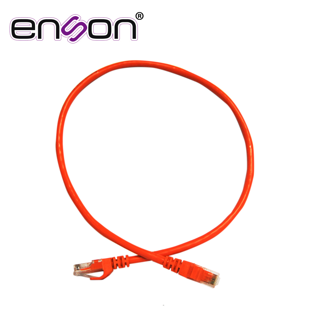 PATCHCORD UTP ENSON P6006O CAT6 60CM NARANJA SERIE EPRO 100-II 100 POR CIENTO COBRE PARA MEJOR IDENTIFICACION DE SOLUCIONES EN RACKS Y GABINETES