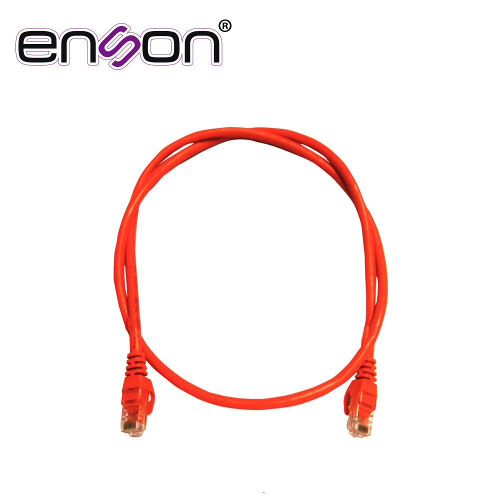 PATCHCORD UTP ENSON P6009O CAT6 90CM NARANJA SERIE EPRO 100-II 100 POR CIENTO COBRE PARA MEJOR IDENTIFICACION DE SOLUCIONES EN RACKS Y GABINETES