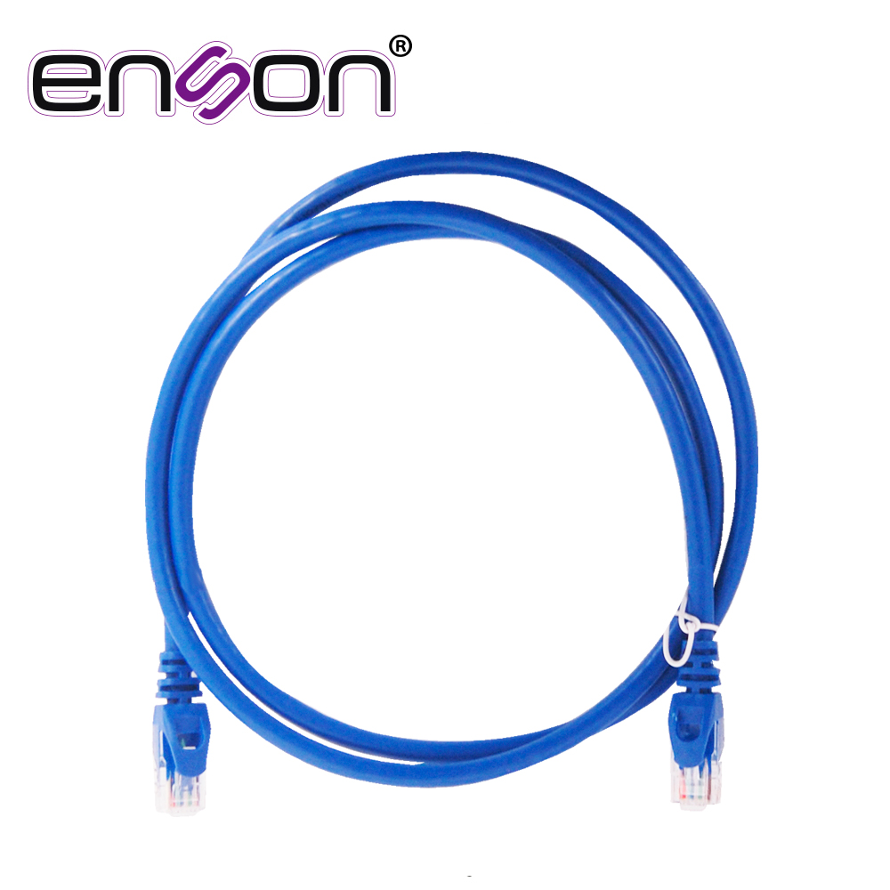 PATCHCORD UTP ENSON P6012L CAT6 120CM AZUL SERIE EPRO 100-II 100 POR CIENTO COBRE PARA MEJOR IDENTIFICACION DE SOLUCIONES EN RACKS Y GABINETES