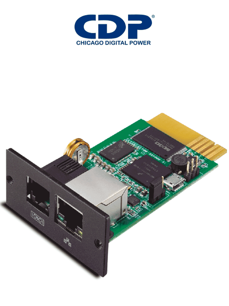 Imagen de CDP UPOSNMP-TX-WEB PRO CARD / Tarjeta de monitoreo / Para equipos UPO11-1,2,3 / UPO11-1,2,3 AX / UPO22-6,10,15 AX / UPO22-6,10 RT AX / UPO33-HM3AX